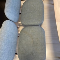 ダイニングテーブルセット　ホワイトウォッシュの画像