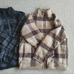 冬用フリース　前ファスナー　2点セット