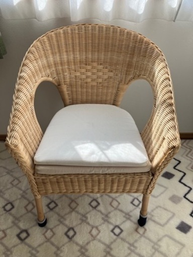 IKEA  AGEN アーゲン パーソナルチェア クッション付 2組