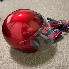 バイク用ヘルメット.手袋【決まりました】