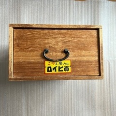 昭和レトロ　木製薬箱の画像