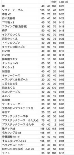 家電家具もろもろ
