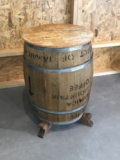 樽　コーヒー　アメリカン雑貨　置物　ガレージ　