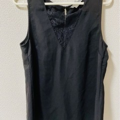 お譲りします　H＆M 黒　ノースリーブ　36サイズ