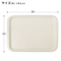 電子レンジ対応ノンスリップトレー30cm