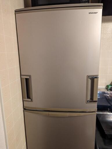 【美品2016年製】SHARP 両開き冷蔵庫 350L