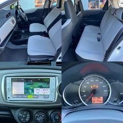 ブラックOK⭐︎H25 トヨタ　ヴィッツ   Bluetooth バックカメラ　テレビ　車検付の画像