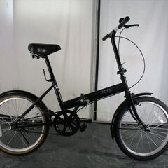 C655★￥6800円スタート★整備済み 中古折りたたみ自転車　【20インチ 　黒】