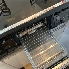 ガスコンロ　2口　グリル付き　リンナイ　KGM660C(B)の画像