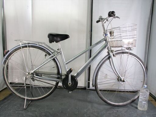 C666　限定特価　整備済み★ブリヂストン　アルベルト★ 中古自転車 【27インチ 　シルバー】