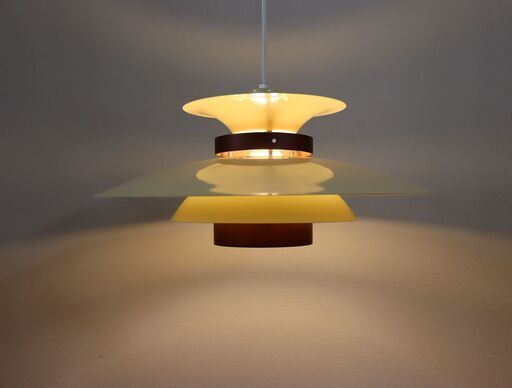 【7/19受渡終了】≪J812ジ≫美品/通電OK INTERFORM/インターフォルム ペンダントライト LT-7441 天井照明/照明器具/照明機器 ブラウン/クリーム 展示品