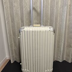 スーツケース/キャリーケース （白色・TSAロック付き）※受託手...