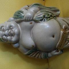 大黒様貯金箱、陶器