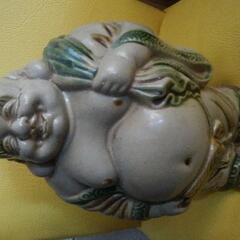 大黒様貯金箱、陶器の画像