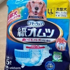 大型犬用紙オムツ　マナーウェア
