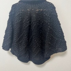 ROMIAN ポンチョ風　半袖ニット　9号サイズの画像
