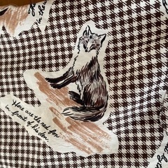アトリエサブ　シルバーフォックス柄シャツの画像