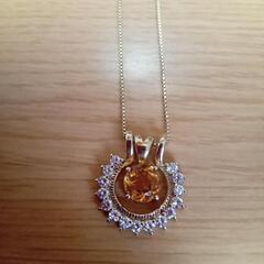 シトリンネックレス