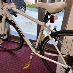 【中古】GIANT ESCAPE R3 ロードバイク Sサイズ 465mm 24段ギア ホワイト