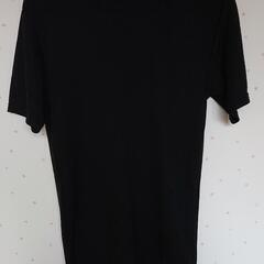  無地の黒いメッシュ生地？メンズ用Tシャツになります！