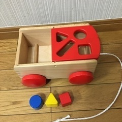 木のひき車　形合わせ