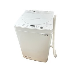 2022年製 5.5kg 洗濯機 SHARP ES-GE5F 風乾燥 高濃度洗浄の画像