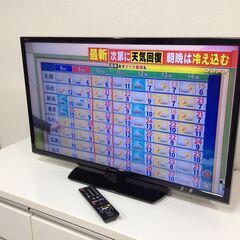 (1/31受渡済)JT6748【SHARP/シャープ 32インチ液晶テレビ】美品 2016年製 アクオス LC-32H30 家電 映像機器 テレビ