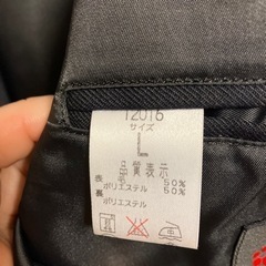 【男子用】小平西高校 学生服 ブレザー Lサイズの画像