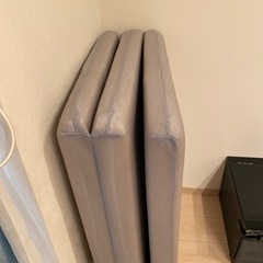 ニトリ　三つ折りマットレス　Ｓ　シングル　グレーの画像