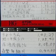 ☆ＶＨＳ　ビデオテープ（３６－４）　８本セット  （古い映画・音楽番組など）の画像