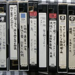 ☆ＶＨＳ　ビデオテープ（３６－１７）　８本セット  （古い映画・...