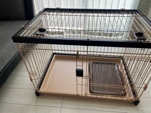木製お掃除かんたんサークル（Richell）　犬用