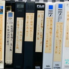 ☆ＶＨＳ　ビデオテープ（３６－２６）　８本セット  （古い映画・...