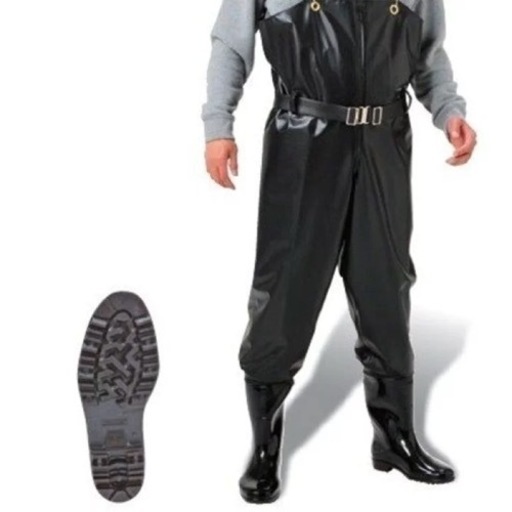 釣りに最適！　◇弘進ゴム マイ軽快胴付長 黒 27.0cm◇足場