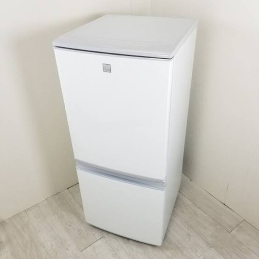2019年製:シャープ 137L 2ドアSJ14E6KW