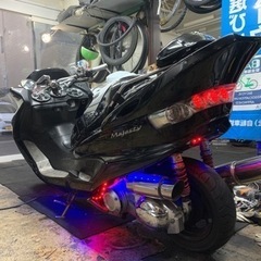 マジェスティC オーディオLEDカスタム sg03j 草加市 bremboの画像