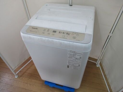1ヶ月保証/洗濯機/5キロ/5kg/単身サイズ/1人暮らし/新生活/パナソニック/Panasonic/NA-F50B13/傷み多め/中古品/J5159/
