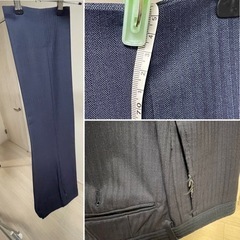 メンズ 冬用スーツ ブルー Green Rabel Relaxing の画像