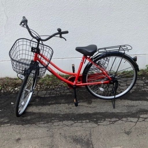 PIONERO ピオネロ 自転車 赤 レッド ママチャリ