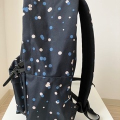 値下げしました、美品Parkland バックパック黒ポルカドットの画像