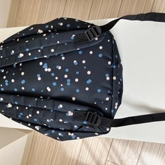 値下げしました、美品Parkland バックパック黒ポルカドットの画像