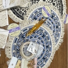 毛糸　マクラメ糸　などの画像