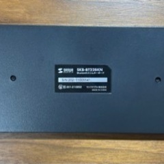 サンワサプライ Bluetoothスリムキーボード　SKB-BT22BKNの画像