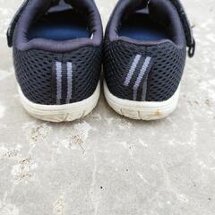 14.5cmアシックスASICSベビースニーカーサンダル黒の画像