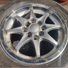 タイヤアルミホイールセット日本製　14X6J 175/65の画像