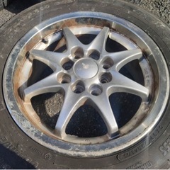 タイヤアルミホイールセット日本製　14X6J 175/65の画像