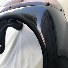 RZ250/350純正上下カウル（黒）の画像