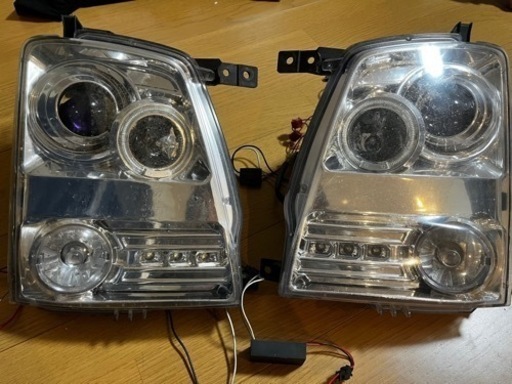 スズキワゴンR 社外ヘッドライト
