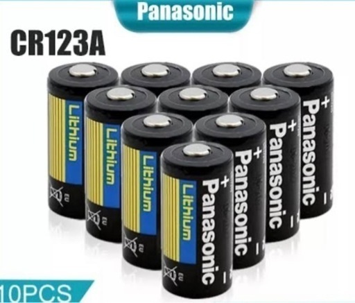 ■Panasonic(パナソニック)CR123A 3V リチウム 電池 バッテリー 10個セット