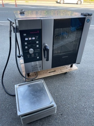 ■中古品 ホシザキスチームコンベクションオーブン MIC-5TC3 2021年 3相200V 動作問題なし ■